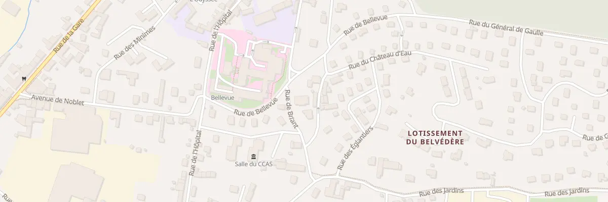Plan du 13 Rue de Briant à La Clayette