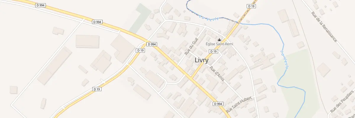 Plan du 8 Rue du Gué à Livry-Louvercy