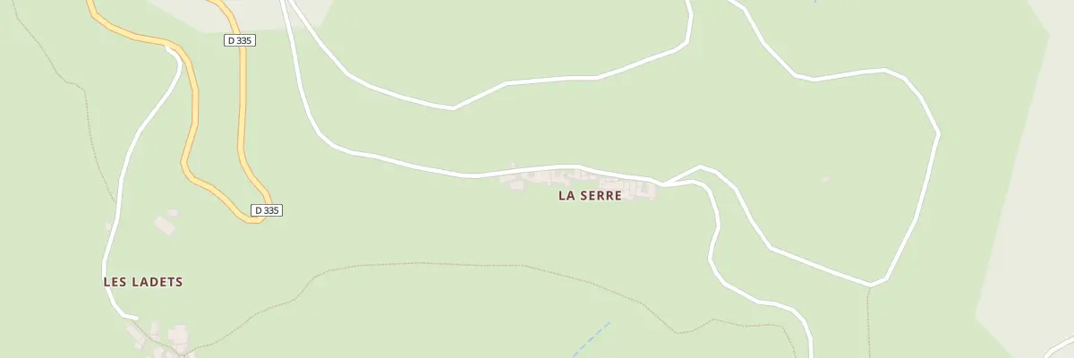 Plan du 5035 La Serre à Lentillères