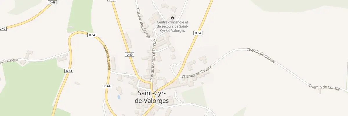 Plan du 38 Pl de l’Orge à Saint-Cyr-de-Valorges