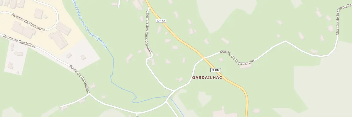 Plan du 658 Gardaillac à Tence