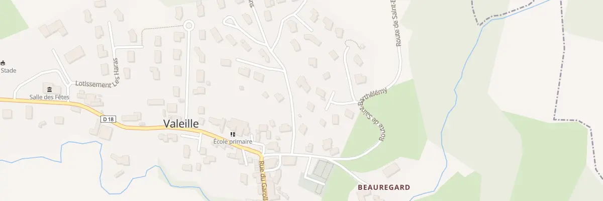 Plan du 120 Che des Buissons à Valeille