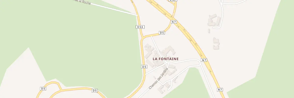 Plan du 35 Rte de l’Ancienne 7 à Machézal