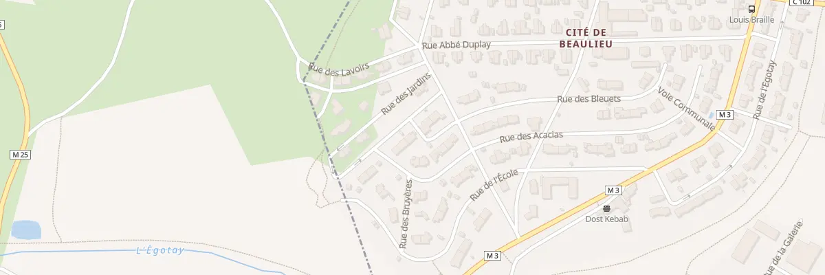 Plan du 35 Rue des Bleuets à Roche-la-Molière