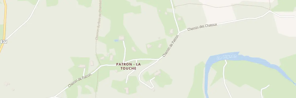 Plan du 695 Che de Patron au Chambon-sur-Lignon