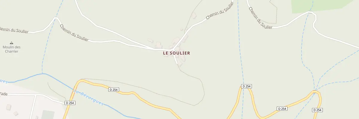 Plan du 5267 Le Soulier à Labastide-sur-Bésorgues