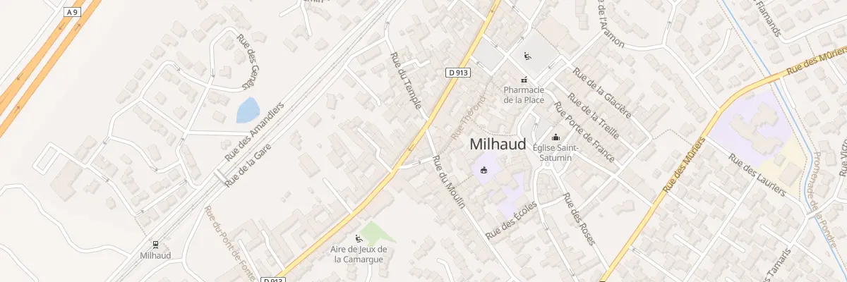 Plan du 2 Rue du Moulin à Milhaud
