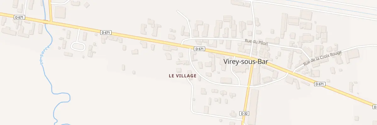 Plan du 4 Rue du Tour de l’Eglise à Virey-sous-Bar