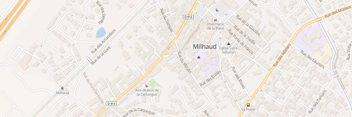 Plan du 4B Rue du Moulin à Milhaud