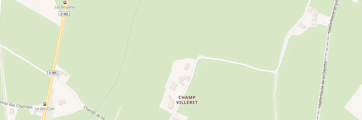 Plan du 301 Imp du Champ Villeret à Chassigny-sous-Dun