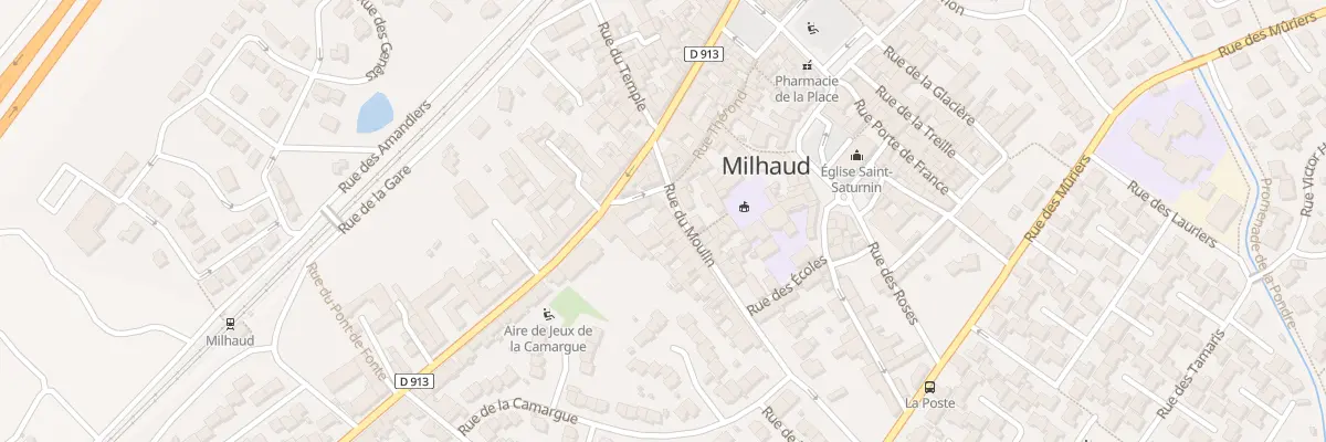 Plan du 6 Rue du Moulin à Milhaud