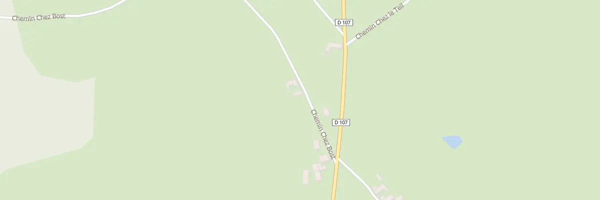 Plan du 125 Che Chez Bost à Cottance
