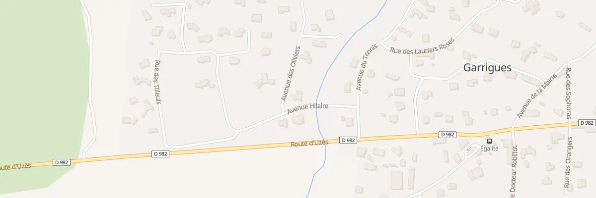 Plan du 2 Av des Oliviers à Garrigues-Sainte-Eulalie