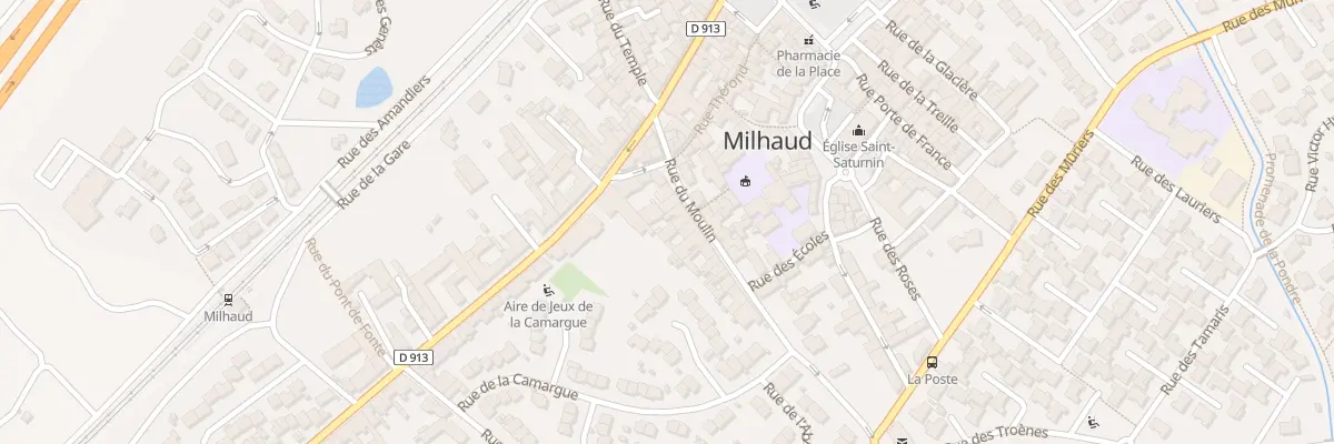 Plan du 10 Rue du Moulin à Milhaud