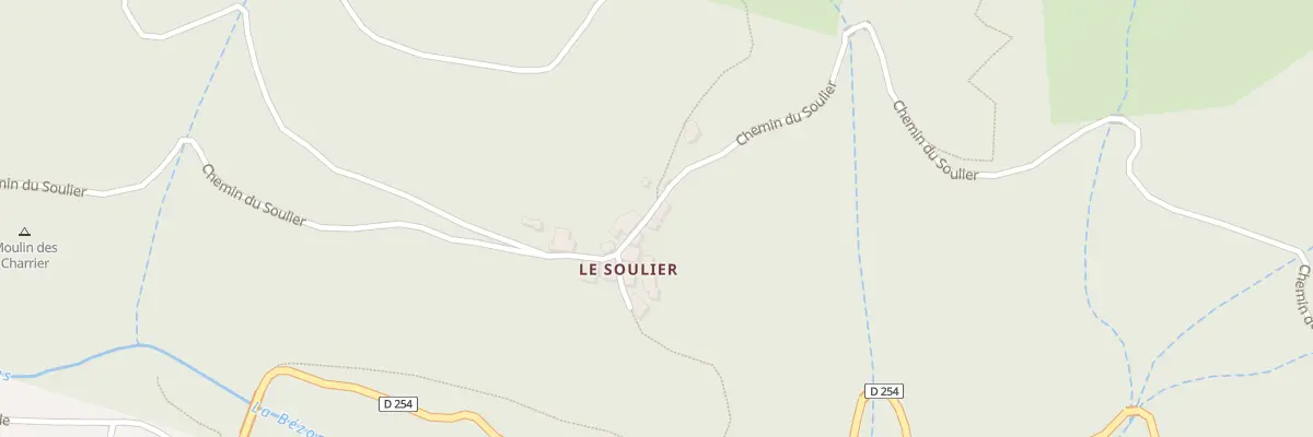 Plan du 5308 Le Soulier à Labastide-sur-Bésorgues