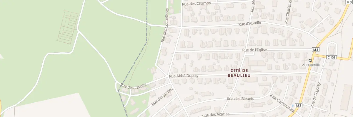 Plan du 53 Rue de l’Eglise à Roche-la-Molière