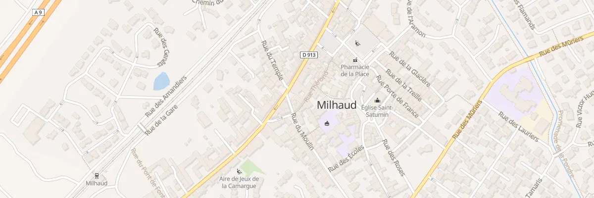 Plan du 1B Rue du Moulin à Milhaud