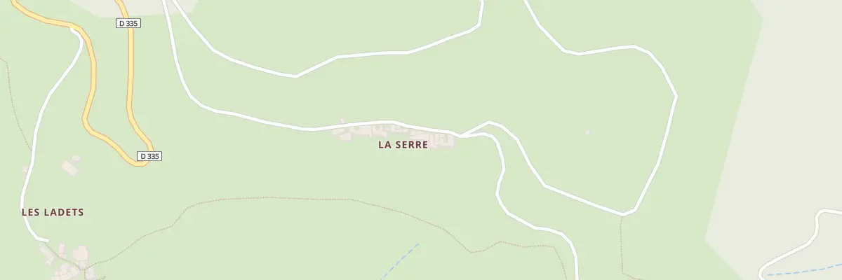Plan du 5039 La Serre à Lentillères
