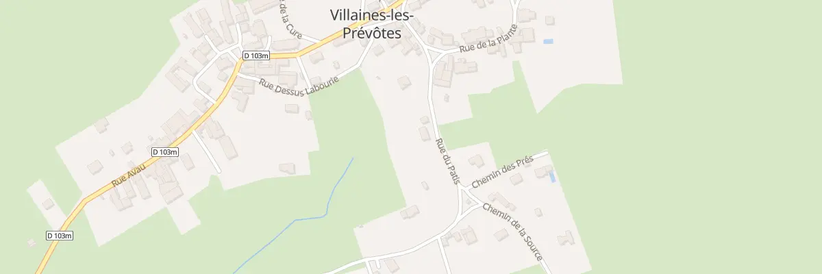 Plan du 8 Rue du Patis à Villaines-les-Prévôtes