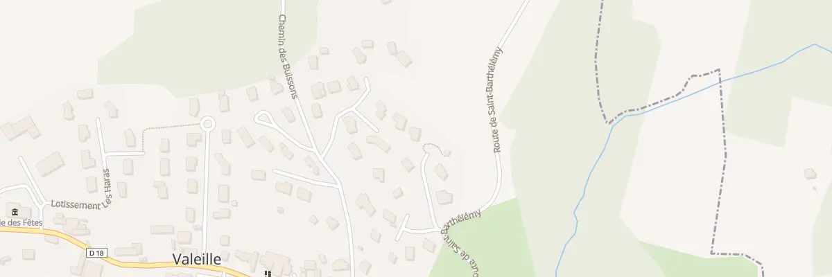 Plan du 3 Lot la Chapelle à Valeille