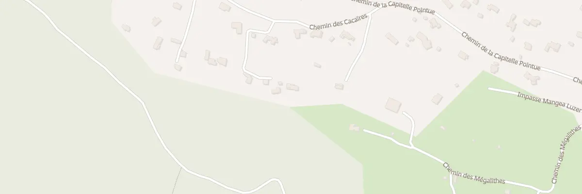 Plan du 185G Che des Cacaires à Nîmes