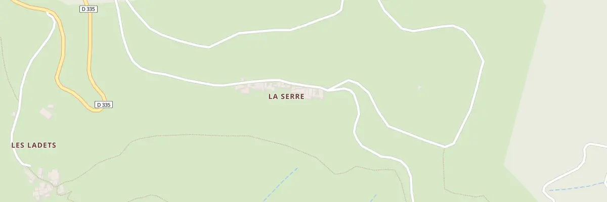 Plan du 5040 La Serre à Lentillères
