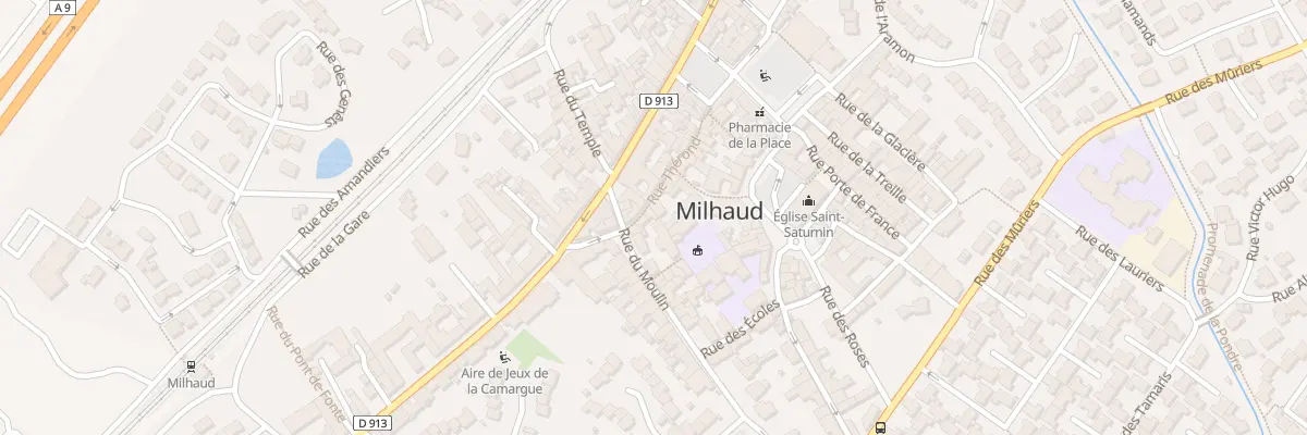 Plan du 4 Rue Thérond à Milhaud