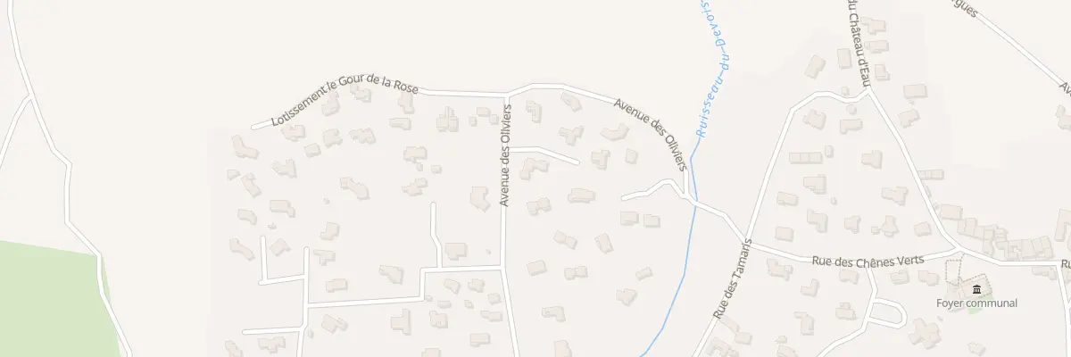 Plan du 24 Av des Oliviers à Garrigues-Sainte-Eulalie