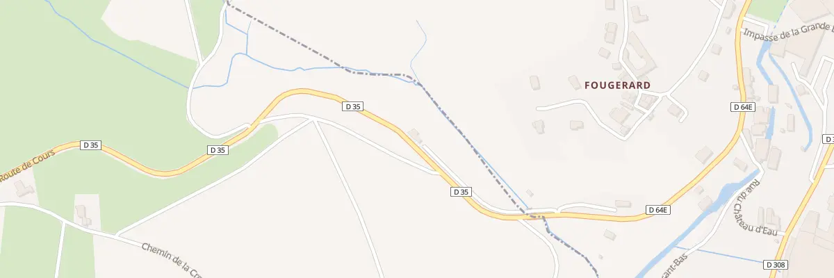 Plan du 925 Rte de Cours à Sevelinges