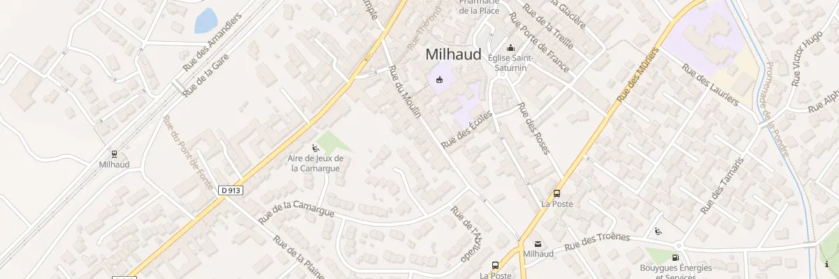 Plan du 22 Rue du Moulin à Milhaud