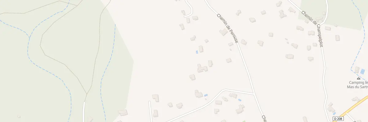 Plan du 5685 Che des Hauts de Brugere à Saint-Alban-Auriolles