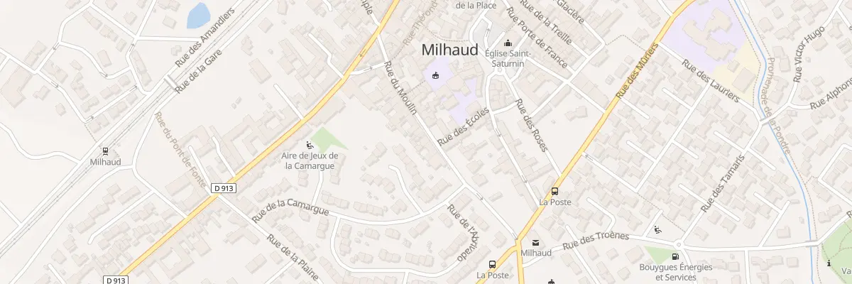 Plan du 28 Rue du Moulin à Milhaud