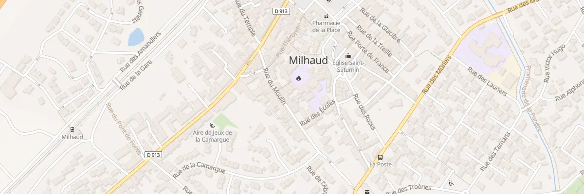 Plan du 23 Rue du Moulin à Milhaud