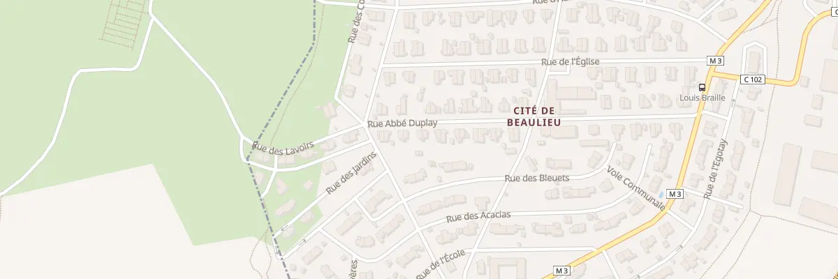 Plan du 47 Rue Abbe Duplay à Roche-la-Molière