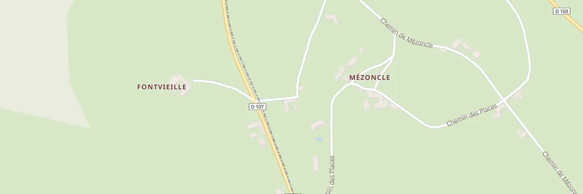 Plan du 205 Che des Arbaniers à Montchal
