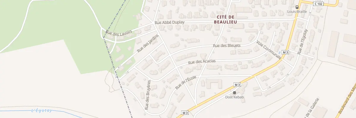 Plan du 29 Rue des Bleuets à Roche-la-Molière