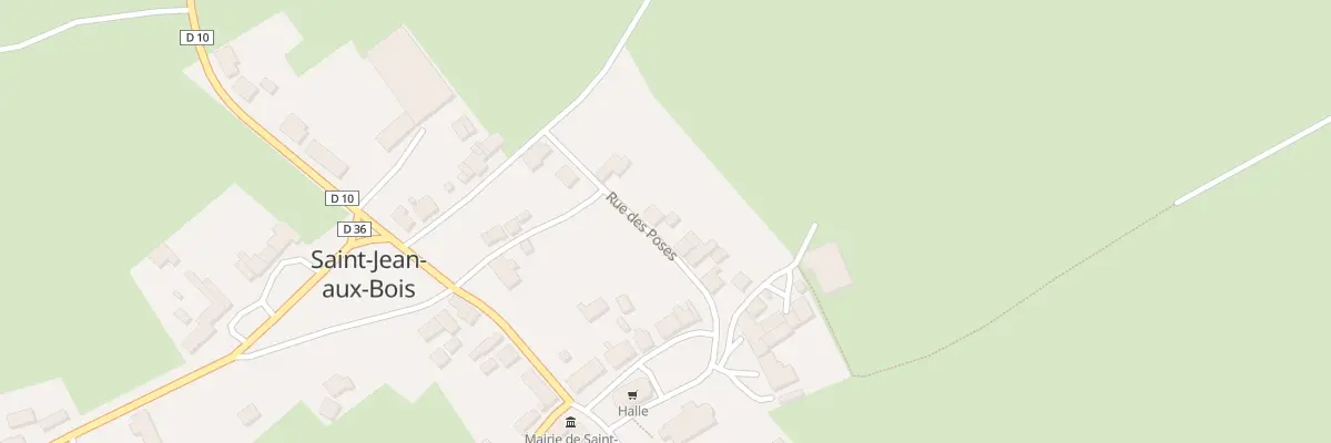 Plan du 3 Rue des Poses à Saint-Jean-aux-Bois