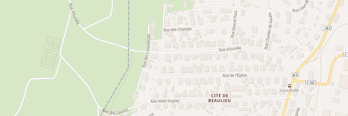 Plan du 51 Rue d’Aurelle à Roche-la-Molière