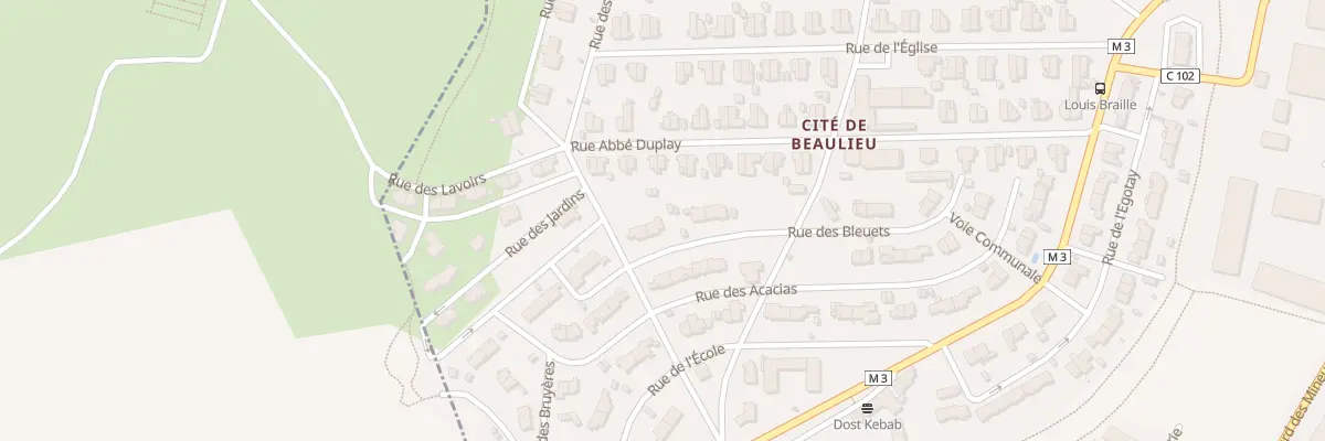 Plan du 16 Rue des Bleuets à Roche-la-Molière