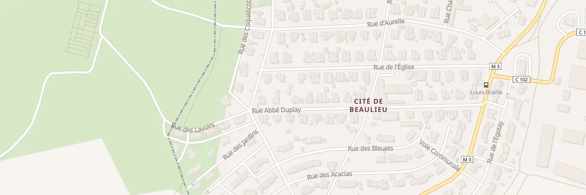 Plan du 46 Rue Abbe Duplay à Roche-la-Molière
