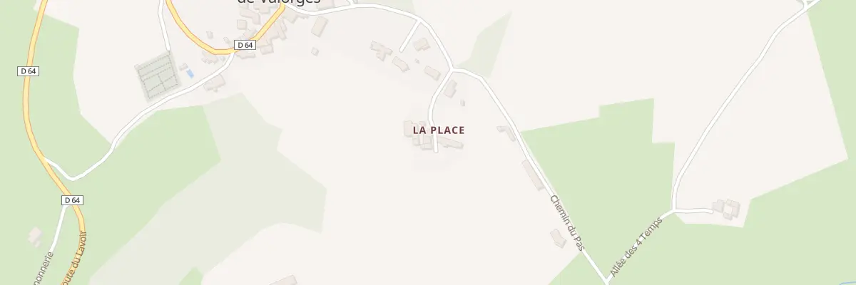 Plan du 320 Che de la Place à Saint-Cyr-de-Valorges