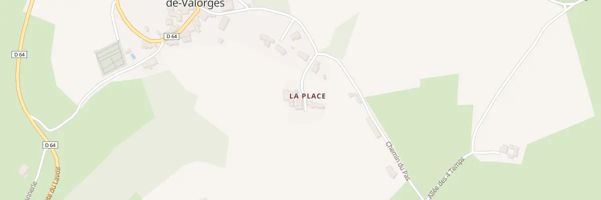 Plan du 310 Che de la Place à Saint-Cyr-de-Valorges