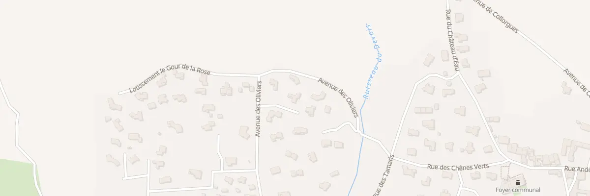 Plan du 5329 Av des Oliviers à Garrigues-Sainte-Eulalie