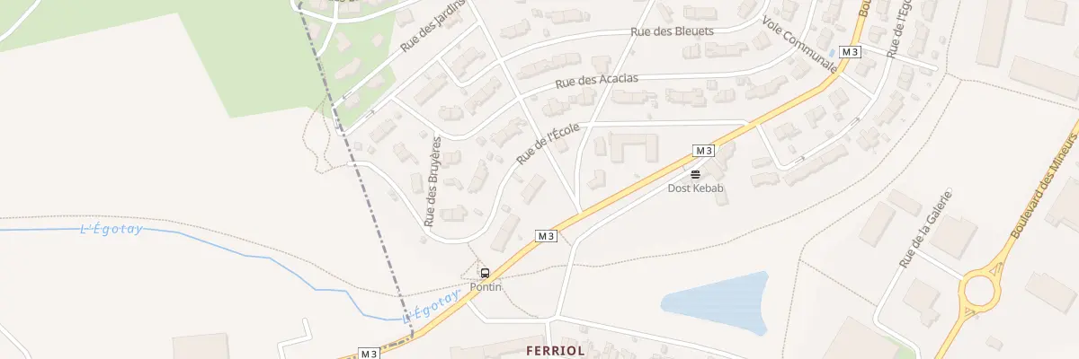 Plan du 18 Bd Louis Braille à Roche-la-Molière