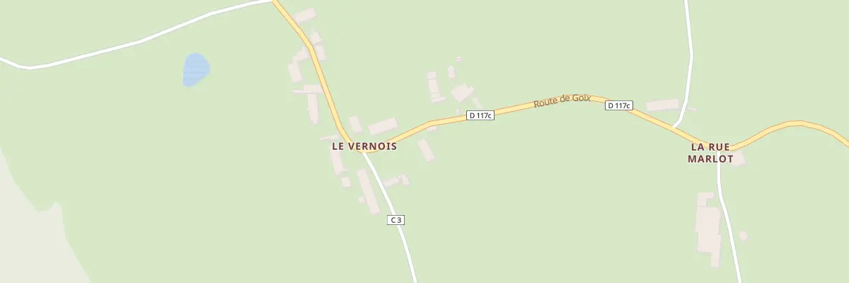 Plan du 5173 Le Vernois à Thoisy-la-Berchère