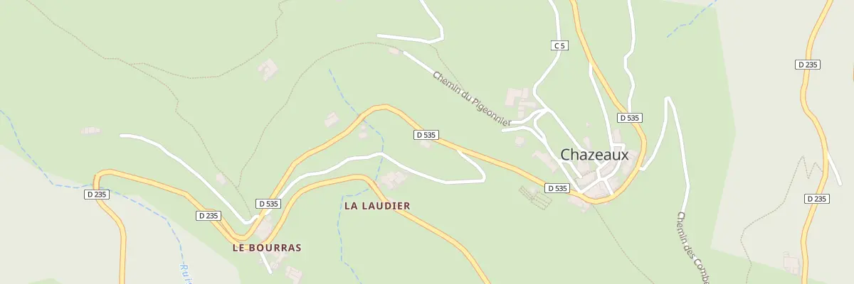 Plan du 5071 La Laudier à Chazeaux