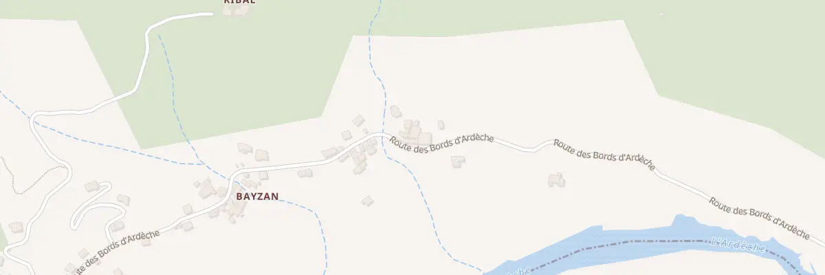 Plan du 5248 Bayzan à Pont-de-Labeaume