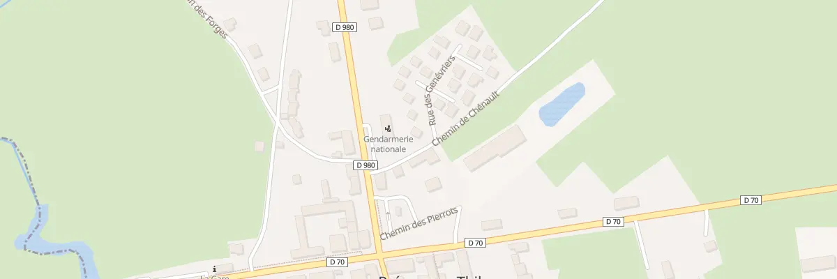 Plan du 1 Rue des Genevriers à Précy-sous-Thil