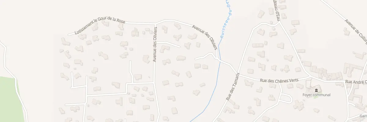 Plan du 5006 Av des Oliviers à Garrigues-Sainte-Eulalie