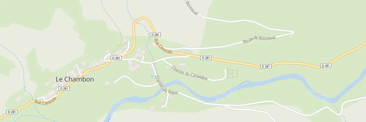 Plan du 5121 Lonjagne au Chambon